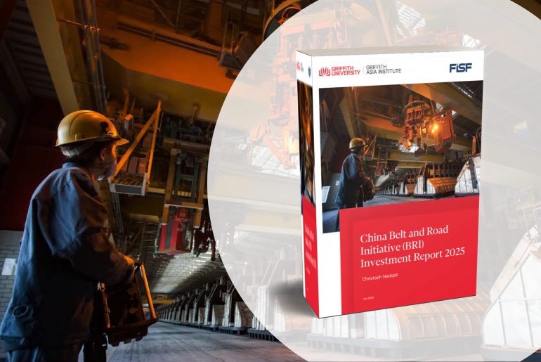 China Belt and Road Initiative (BRI) investment report 2025 H1 Nedopil 2025 H1 China BRI investment report banner
